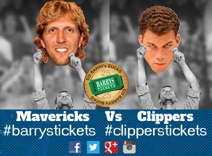 mavericks vs clippers tickets